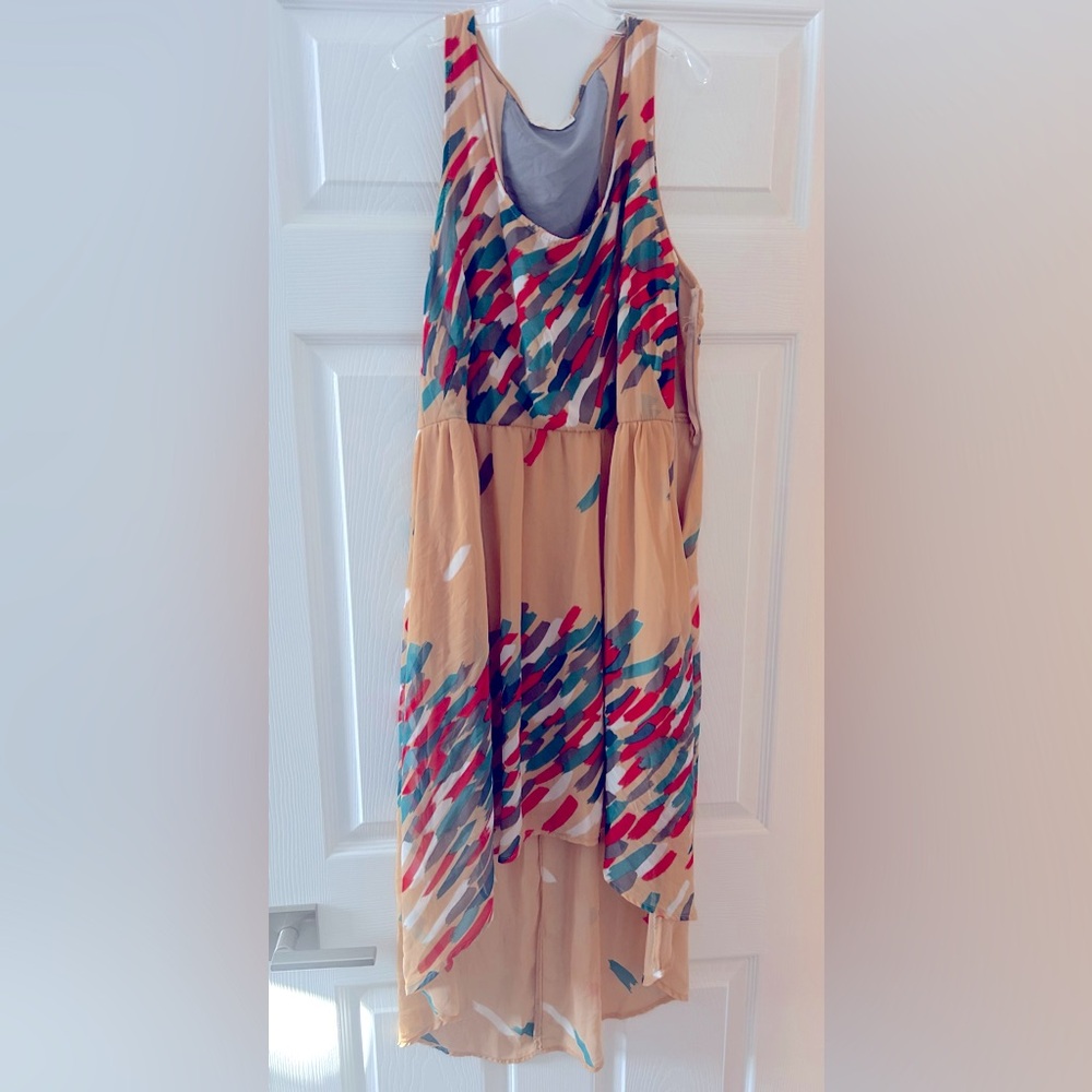 LUSH medium dress with mesh cutout on back